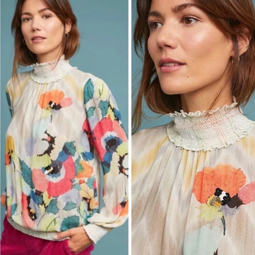 Anthropologie Bl-nk Asilah Blouse